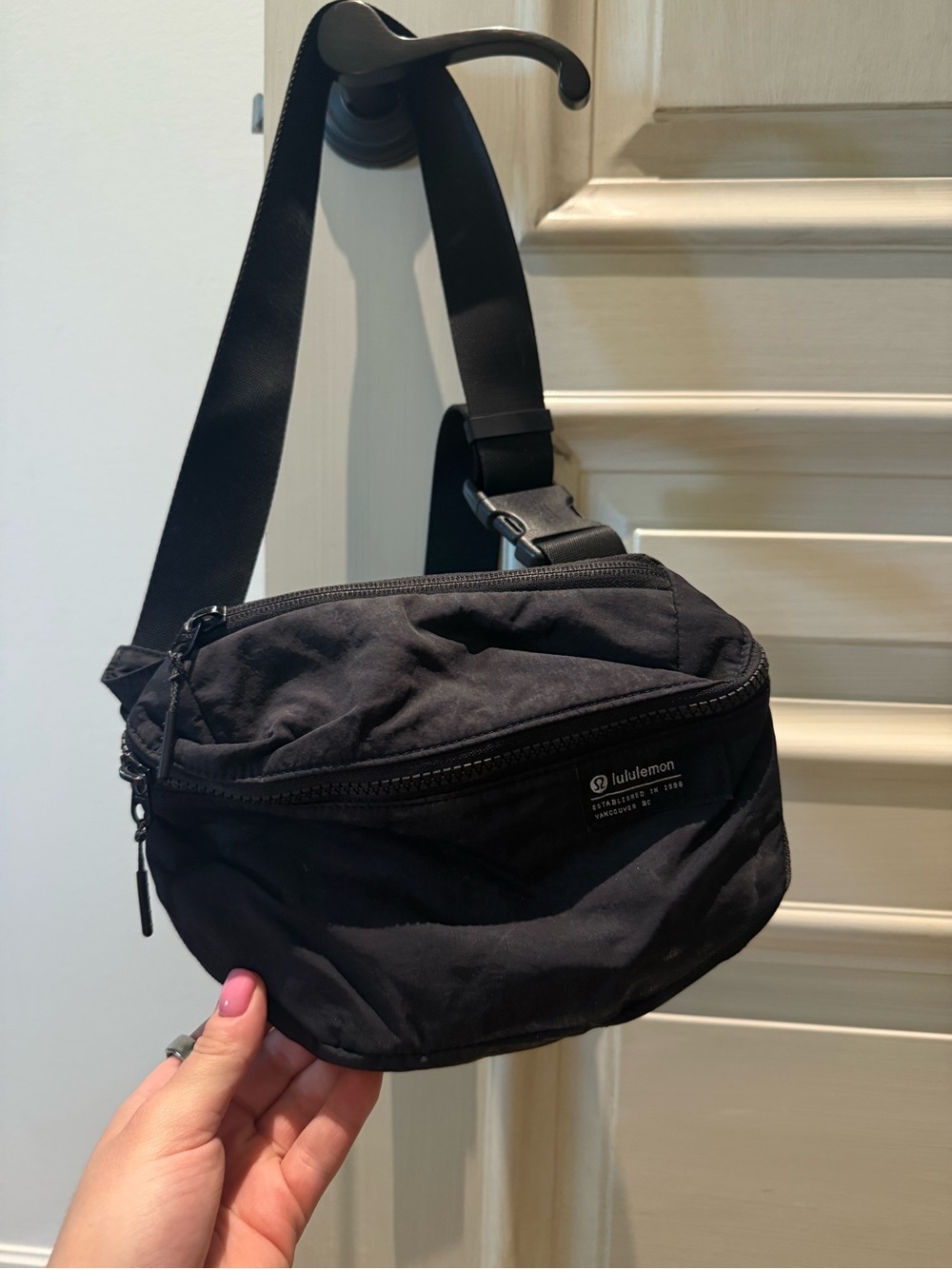 Lululemon Black Crossbody Sling Bag